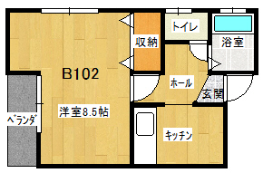 ウエストタウンB102.