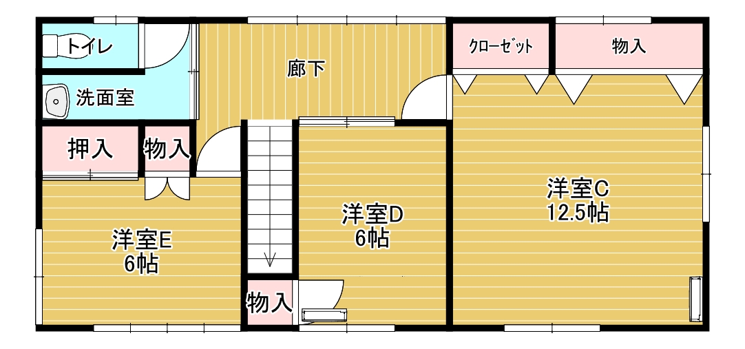 御廟二丁目ツルハ2F CDE